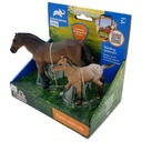 2 pcs horses in open touch box