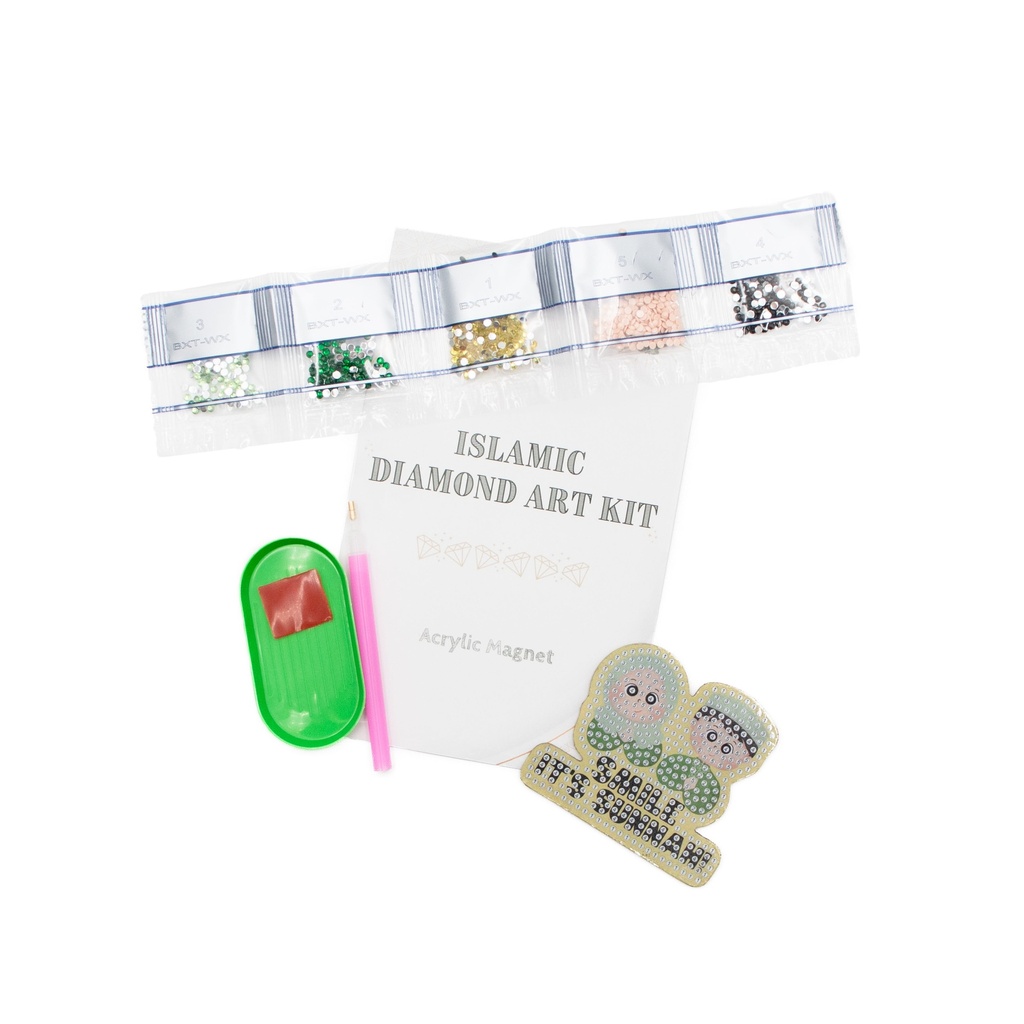 Smile It's Sunnah Acrylic Magnet Diamond Art Kit