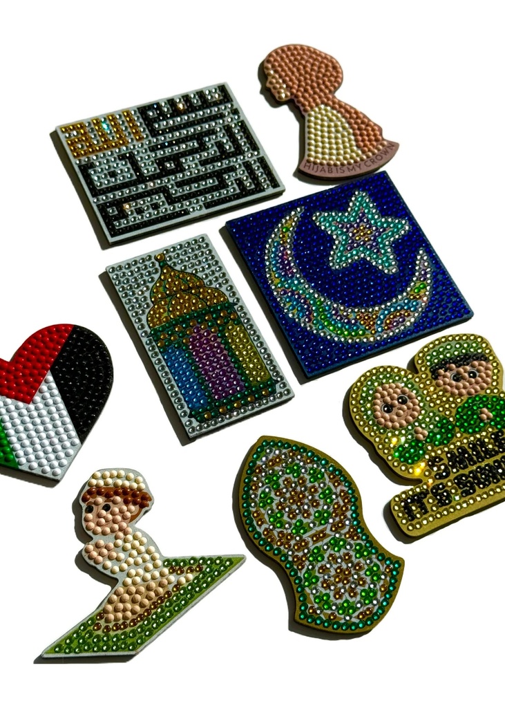 Smile It's Sunnah Acrylic Magnet Diamond Art Kit