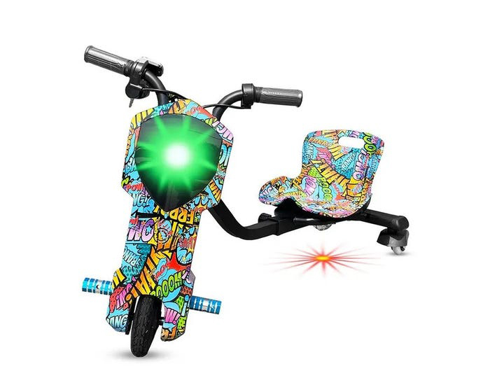 MINI Electric Scooter Drift Trike, remote key,3 speed, Range:8-15KM 36V- 250W, Tier 5.5"