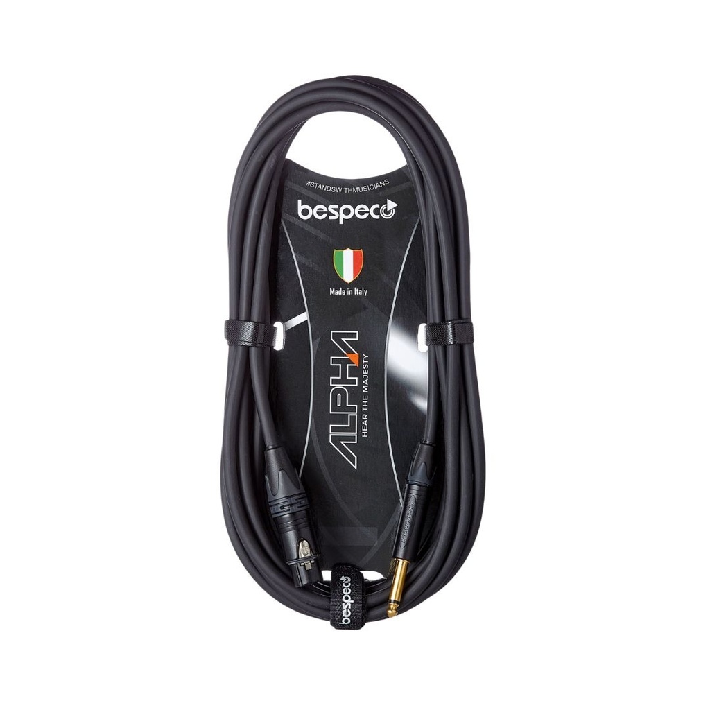 Bespeco Ahma600 6M Xlrf To Jkm Microphone Cable
