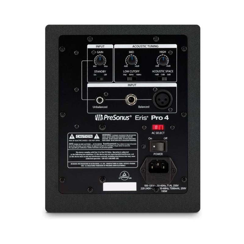 Presonus Eris Pro 4 Powered 4.5″ 80W Studio Monitor (Single)