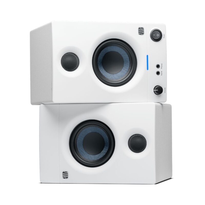 Presonus Eris E3.5 3.5-Inch Powered Studio Monitors – 2Nd Generation (White)
