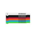 Djtt - Chroma Ties Hook & Loop Cable Ties, 20-Pack, Multiple Colors