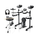 Donner - Ec6756 - Ded-80P 5 Drums 2 Cymbals With Drum Throne/ Sticks