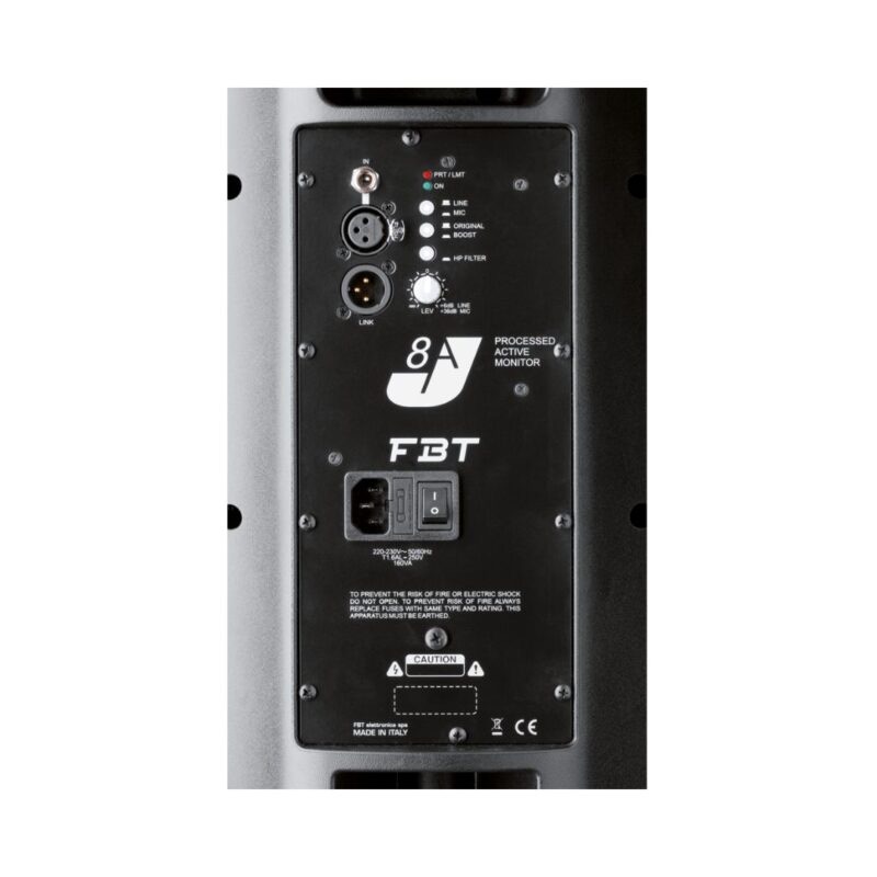 Fbt J 8A 200W +50W Rms Active Speaker – Black 