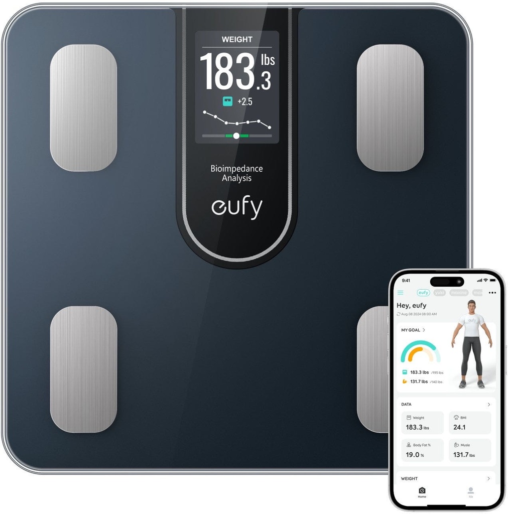 Anker T9130011 Eufy Smart Scale C20 Black 1