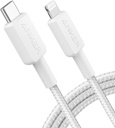 Anker A81B6H21 322 Usb-C To Lightning Cable (6Ft Braided) B2B - Un (Excluded Cn, Europe) White Iteration 1