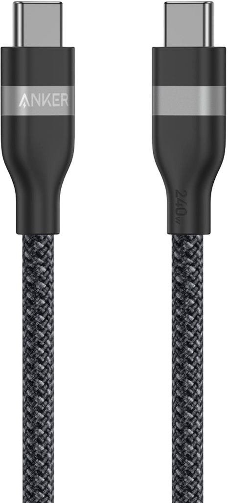Anker A82E2H11 Usb-C To Usb-C Cable (3Ft, 240W, Upcycled-Braided) B2B - Un (Excluded Cn, Euro
