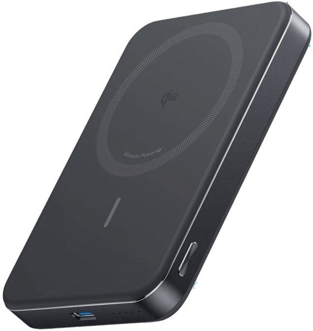 Anker A1664H11 Ankermaggo Power Bank (10K, Magnetic Wireless) Black 1