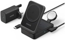 Anker B2557212 Maggo Wireless Charging Station (15W, Foldable 3-In-1) Black 2