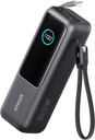 Anker A1695H11 Zolo Power Bank (25K, 165W, Built-In Usb-C And Retractable Cable)