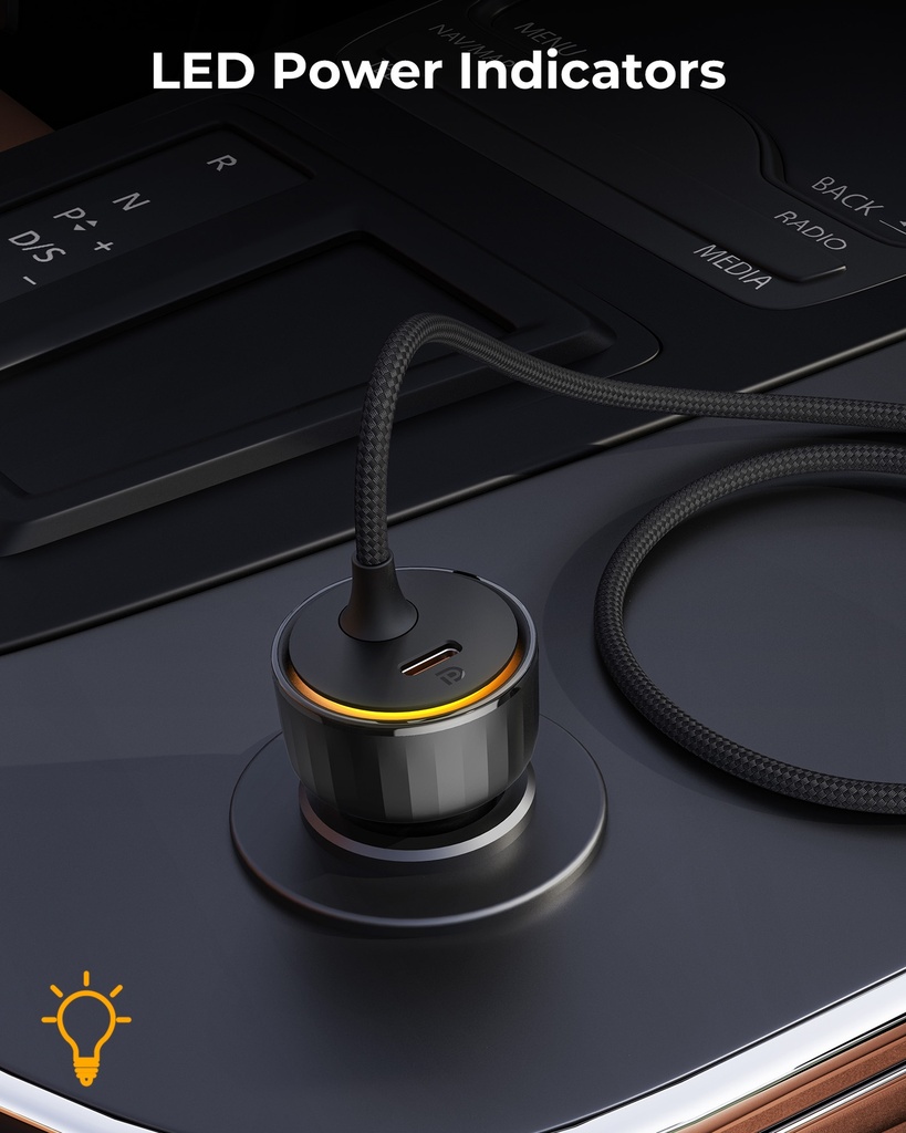 Voltme Cazo Series Car Charger Cazo 60W L-C