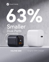 Voltme Revo 30 Duo Ca Wall Charger (30W) Black