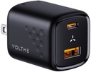 Voltme Revo 30 Duo Ca Wall Charger (30W) Black