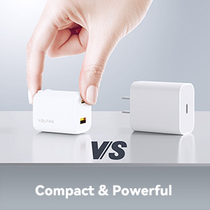 Voltme Revo 30 Duo Ca Wall Charger (30W) White