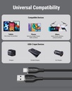 Voltme Powerlink Moss Liquid Silicon Cable Usb A To Type C 3A / 1M (60W) Black