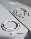 Voltme Powerlink Moss Liquid Silicon Cable Type C To Type C 5A / 1M (100W) Emarker White