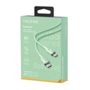 Voltme Powerlink Moss Liquid Silicon Cable Type C to Type C 5A / 1M (100W) Emarker GREEN  