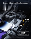 Voltme Cazo 30 Cc Car Charger (30W) Silver Grey