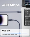 Voltme Powerlink Rugg Double Nylon Cable Usb A To Lightning 3A / 1.2M Zinc-Alloy Connector Blue