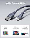 Voltme Powerlink Rugg Double Nylon Cable Usb A To Lightning 3A / 1.2M Zinc-Alloy Connector Blue