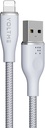 Voltme Powerlink Rugg Double Nylon Cable Usb A To Lightning 3A / 1.2M Zinc-Alloy Connector Gray