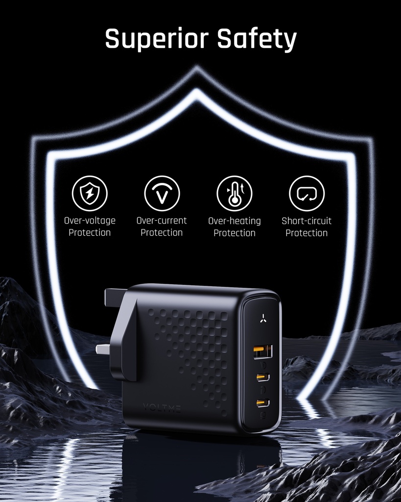 Voltme Revo 100 Wall Charger (100W) Black