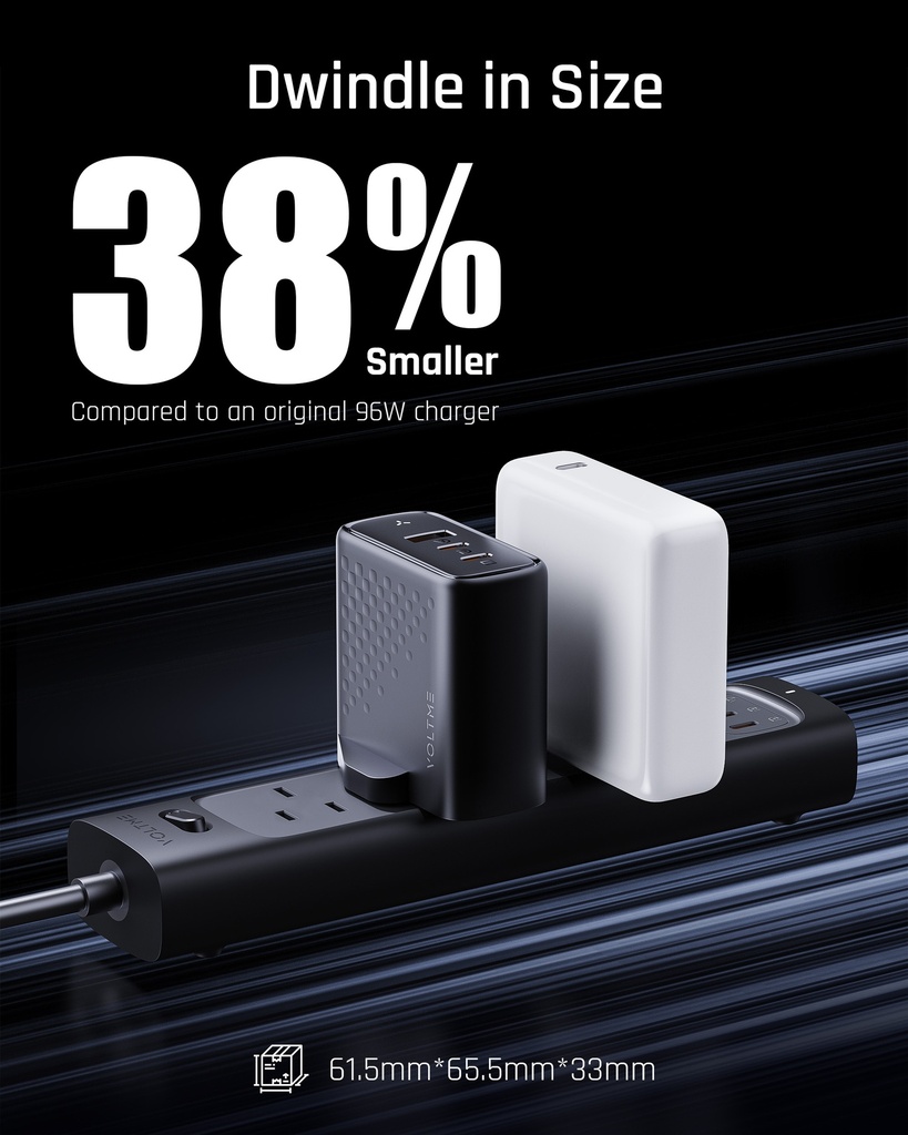 Voltme Revo 100 Wall Charger (100W) Black