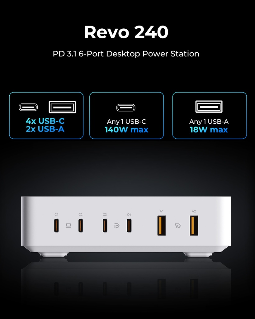 Voltme Revo 240 Ccccaa Wall Charger V2253