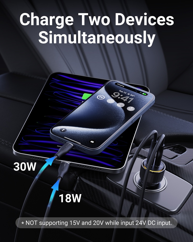 Voltme Cazo Series - Pd C48Ca Car Charger Black