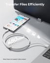 Voltme Powerlink Edc Series Cable Type C To Type C 3.0M 3A 60W White