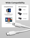 Voltme Powerlink Edc Series Cable Type C To Lightning 3.0M 3A 30W White
