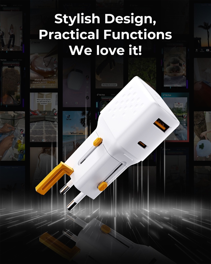 Voltme Vito Go Eztravel Charger 35W 