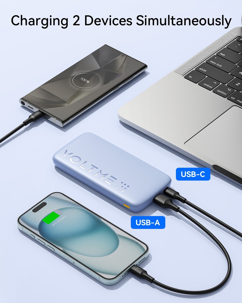 Voltme Hypercore Essential Power Bank 10000Mah 22.5W