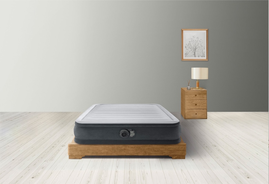 Intex  Full Dura-Beam Comfort-Plush Airbed With Bip (W/220-240V Built-In Pump) 42167768