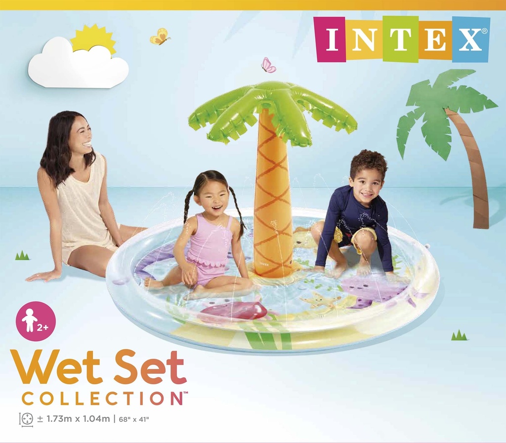 Intex . Palm Tree Spray Pool