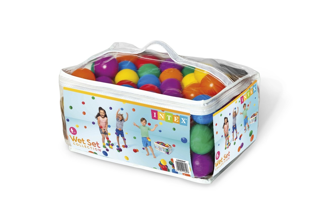 Intex  Small Fun Ballz  (Ball-100Pcs), Ages 2+, Carry Bag 42149602