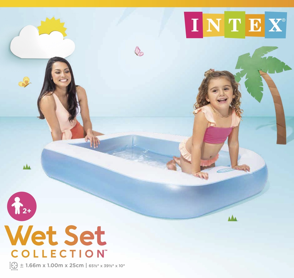 Intex  Rectangular Pool,  Ages 2+ , Shelf Box 42157403