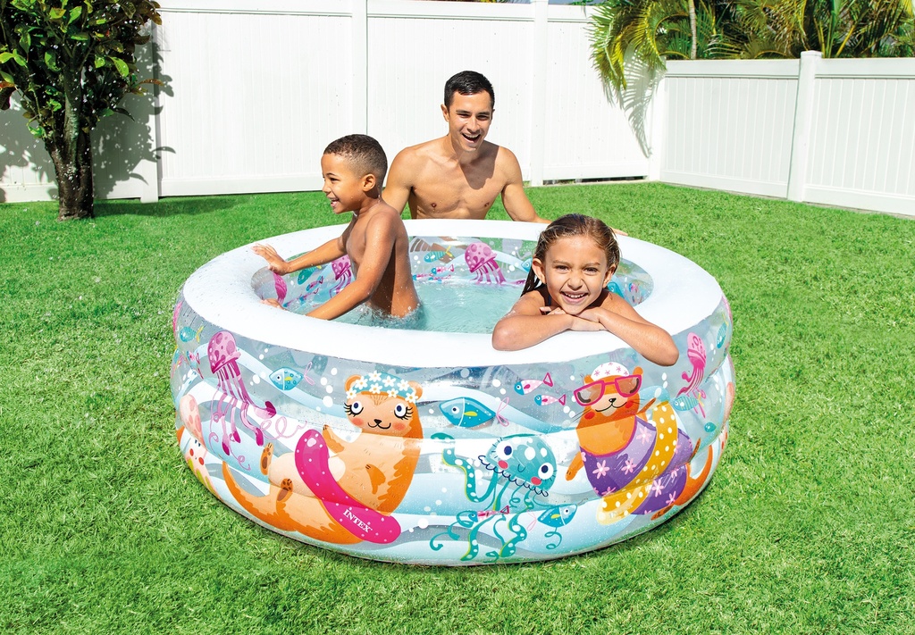 Intex  Little Otter Pool, W/ Infl. Floor, Ages 6+, Shelf Box 42158480