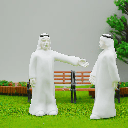 Human Arab Figure Mode 1:75 Set 2Pcs