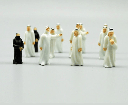 Human Arab Figure Mode 1:75 Set 2Pcs