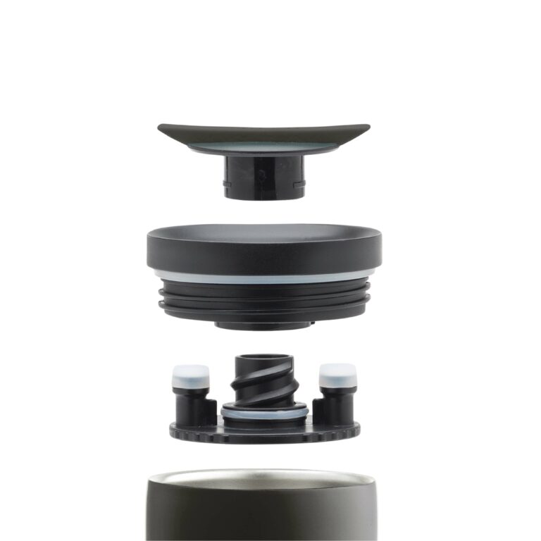 S/S Twist And Lock 350ml Black