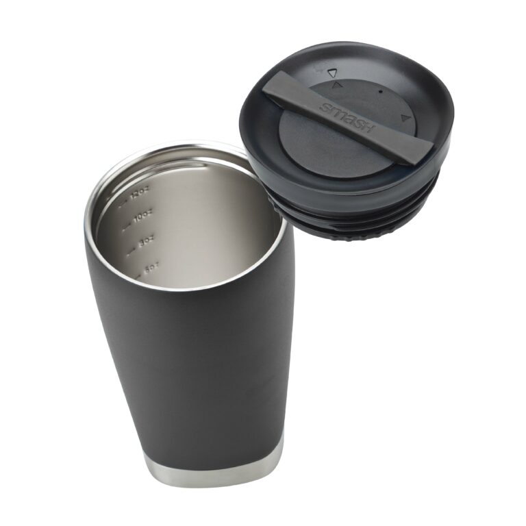 S/S Twist And Lock 350ml Black