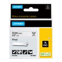Rhino Pro Vinyl tape - 12mm x 5.5 M - White - 18444