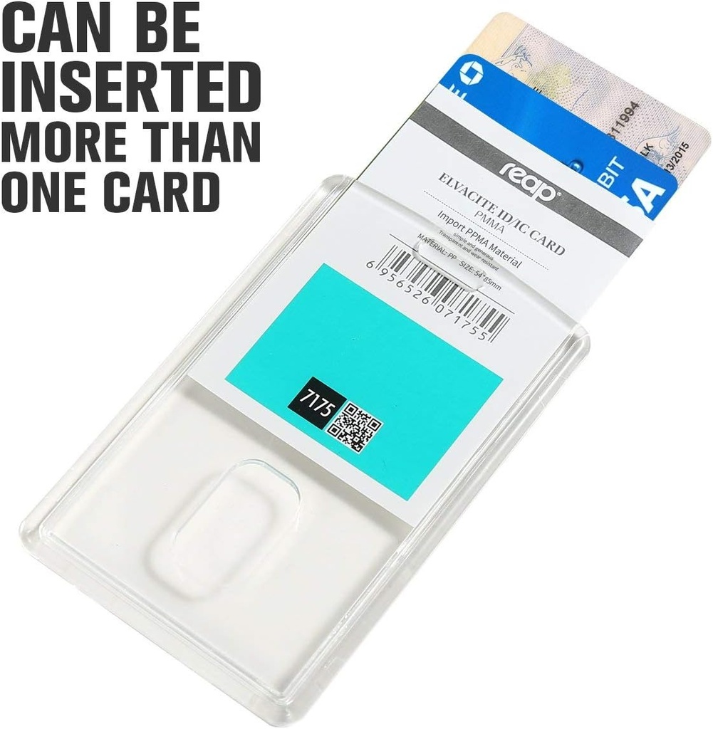 ID Holder OPP Vertical     7175 Clear