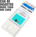 ID Holder OPP Vertical     7175 Clear