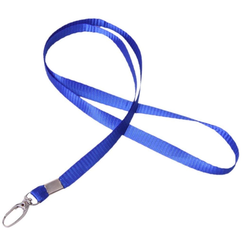 Lanyard ID Holder 1CM Blue