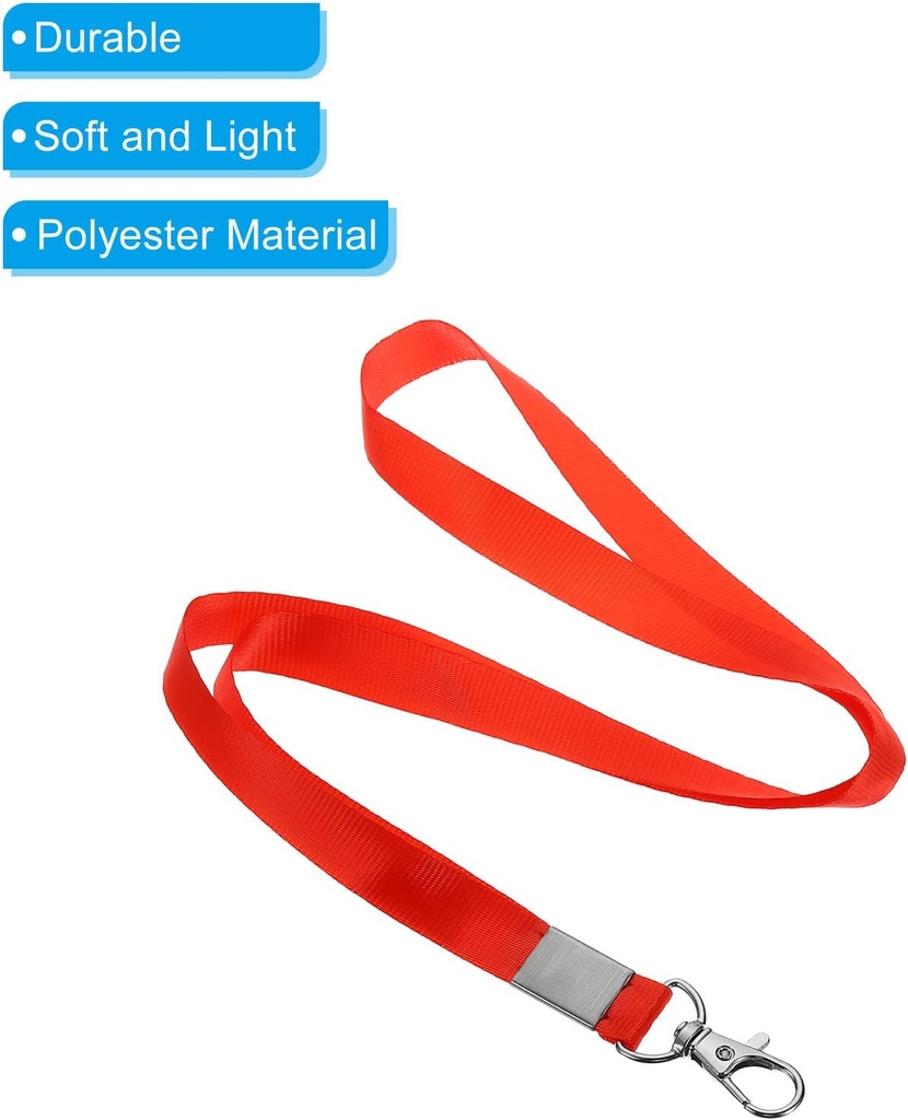 Lanyard ID Holder 1CM Burgundy