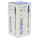 Pen Ball Point Cap Off 1.0 mm Blue Maxi - MX-LV50B